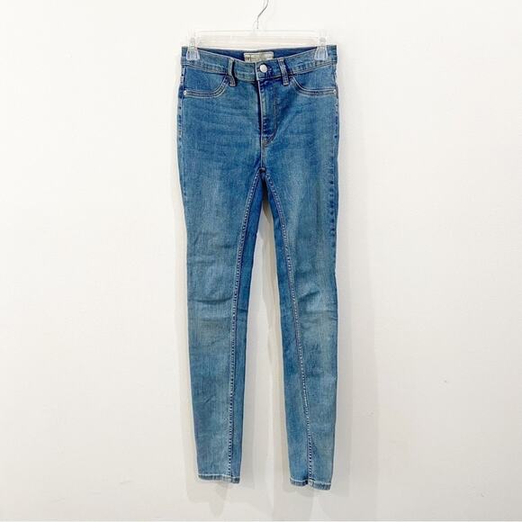 Free People High Rise Long Jeans - Picture 1 of 7